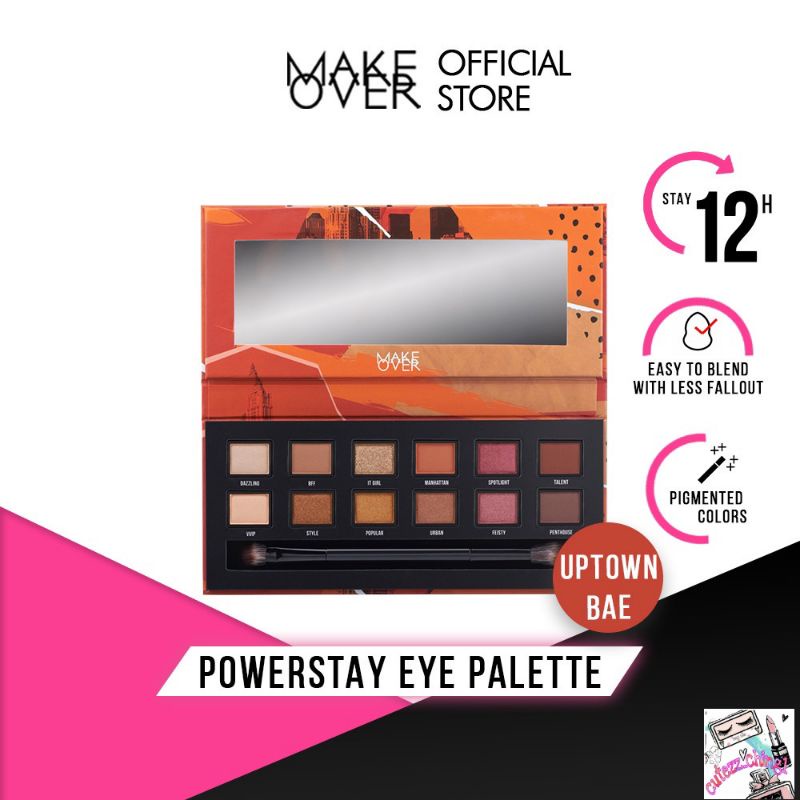 ☃️Cutezz_Ching1☃️Make Over Powerstay Eyeshadow Pallette