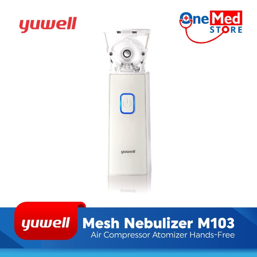 NEBULIZER YUWELL M103 PORTABLE AIR COMPRESSOR ATOMIZER HANDS FREE M102 M103 / ALAT TERAPI PERNAFASAN ASMA - YUWELL
