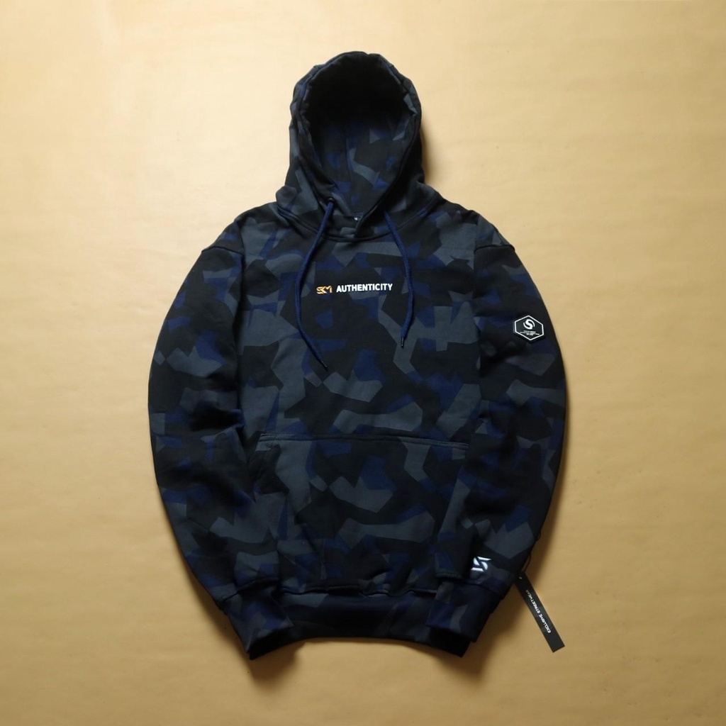 Jaket Sweater Hoodie SKM Geometric Casual Kekinian Fashion Trendy Casual Good Brand Quality