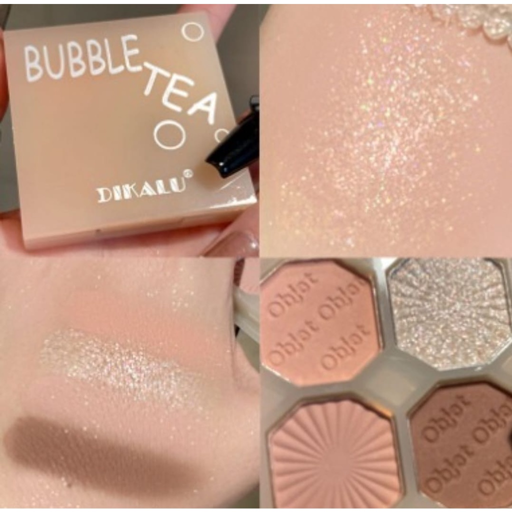 DIKALU EYESHADOW Mini 4 Warna Matte Glitter EYESHADOW PALETTE 4 Colours Korean Eyeshadow Dikalu Pearl Shiny Eye Shadow