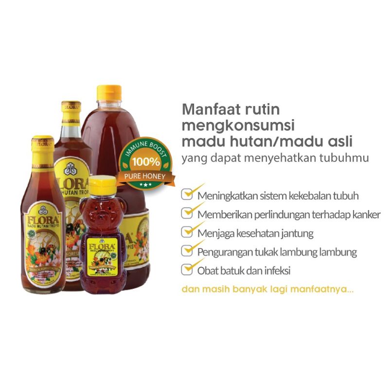 

Classica2106 Madu Flora - Madu Hutan Tropis Asli - 350Ml (Original) (Harga )