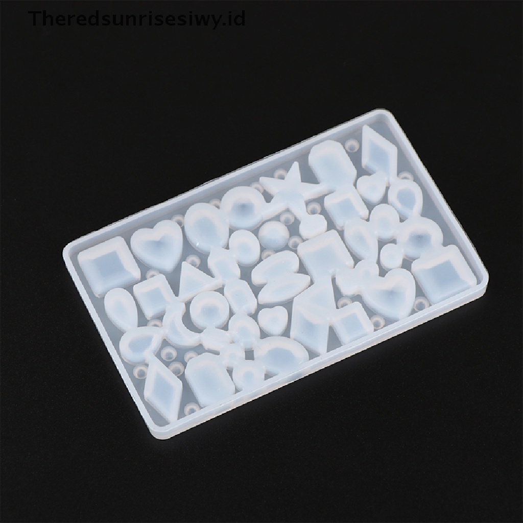 #New# 1pc Perhiasan Cetakan Silikon DIY Geometris Kalung Eardrop Fondant Kue Mold~