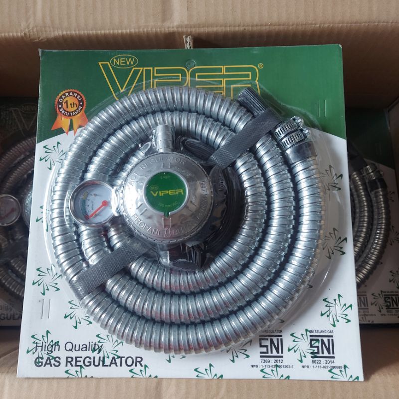 Selang paket regulator VIPER SNI/Selang kompor gas gas paket viper
