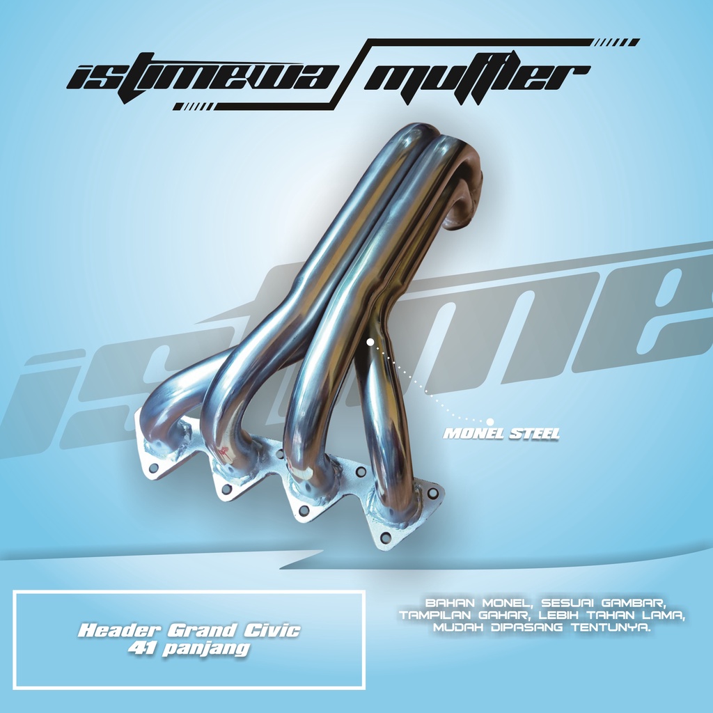 Header Knalpot Grand Civic Istimewa