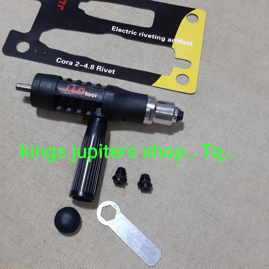 ➽ JLD RIPET BOR TANG RIVET RIFET PAKAI MESIN BOR 10MM 13MM KAPUSI STANG TANG RIPET ➤