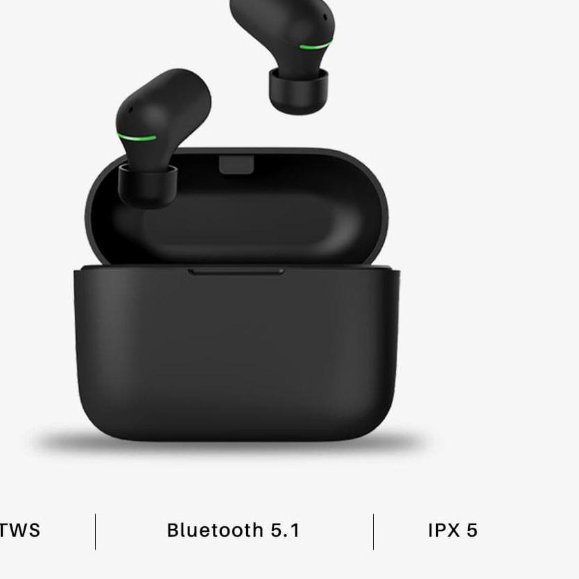 ➼ SOUNDTECH S16 TWS Wireless Earphone Bluetooth 5.1 Touch - Black ✈