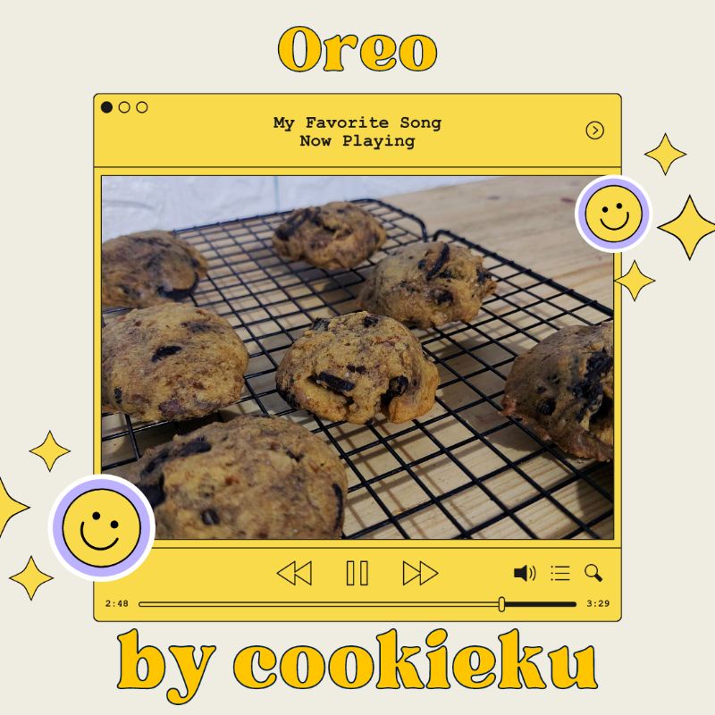 

Fudgy Cookies by Cookieku varian rasa Oreo