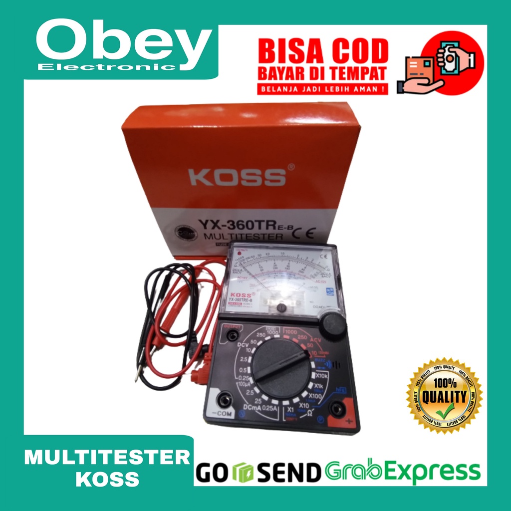 Multitester koss YX-360TR / Multi tester / Avometer Analog Koss