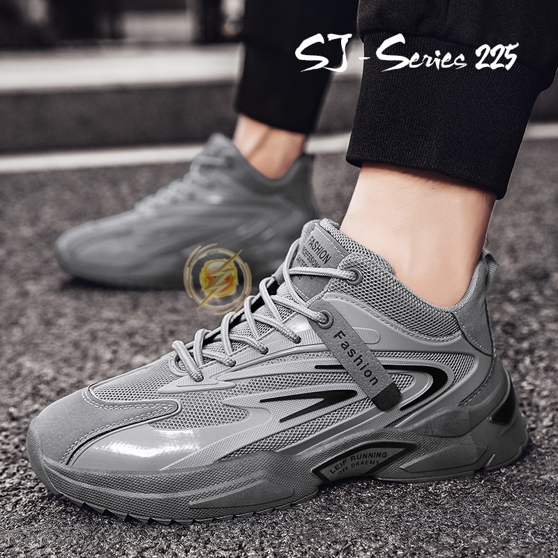 [OOS] Sepatu Sneakers Pria Import - GREY 225