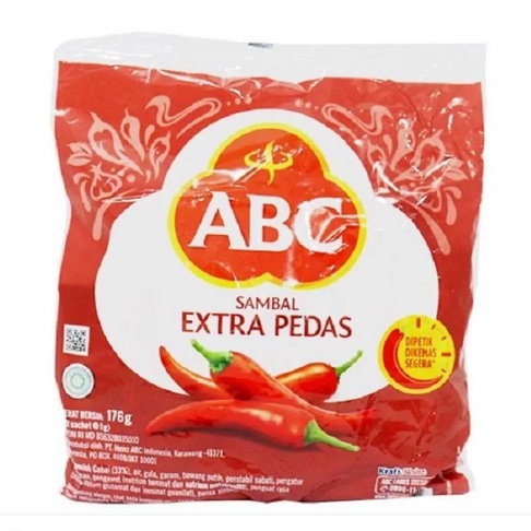 

ABC SAMBAL ASLI 8 GRAM ISI 22 SACHET SAMBEL INSTAN PRAKTIS