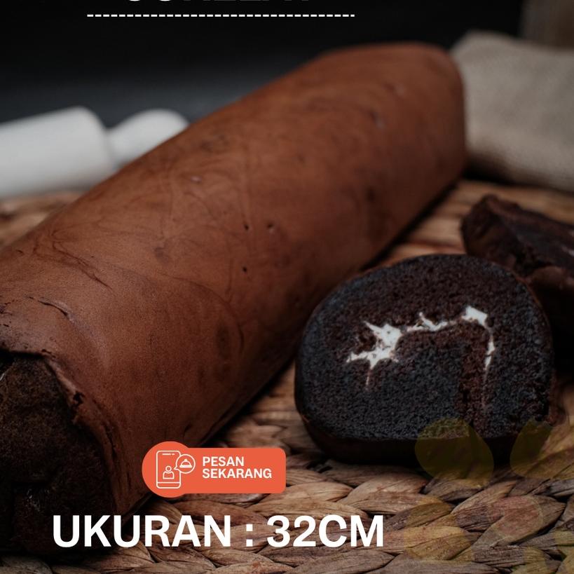 

♣ Bolu Gulung Coklat BESAR / Kue Roll Tart PREMIUM ✰