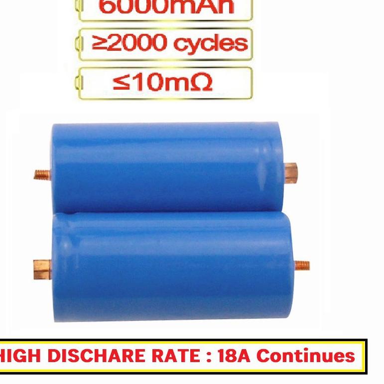 STAR Lifepo4 3.2V type 32650 32700 6ah Baterai PJU