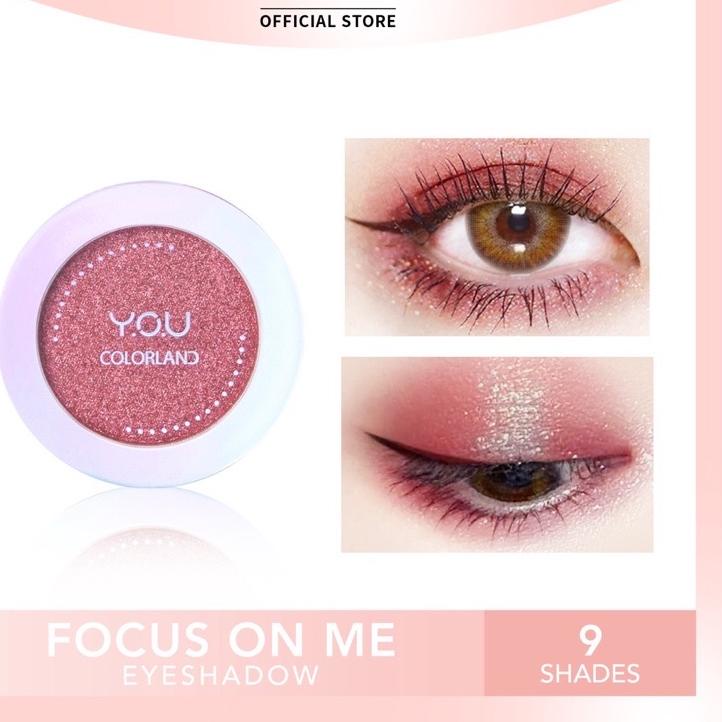 ☁ YOU Colorland - Focus On Me Eyeshadow / Eyeshadow Focus On Me / Focus On Me Eyeshadow ☇