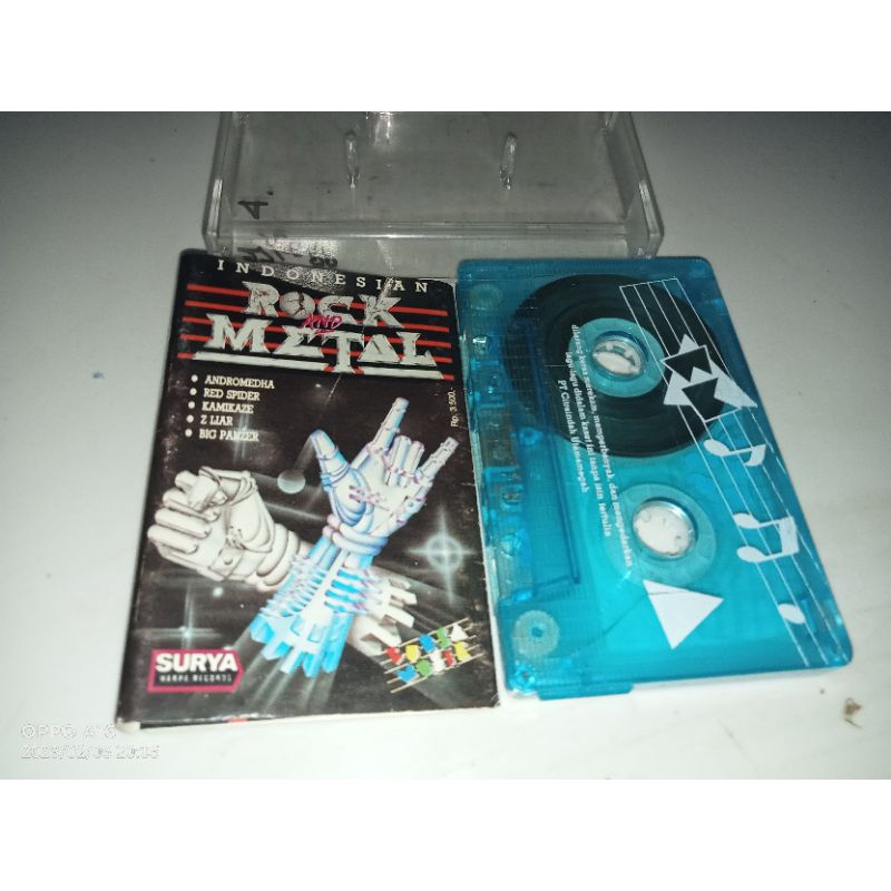 kaset Indonesia rock and metal Andromeda power metal red spider z liar