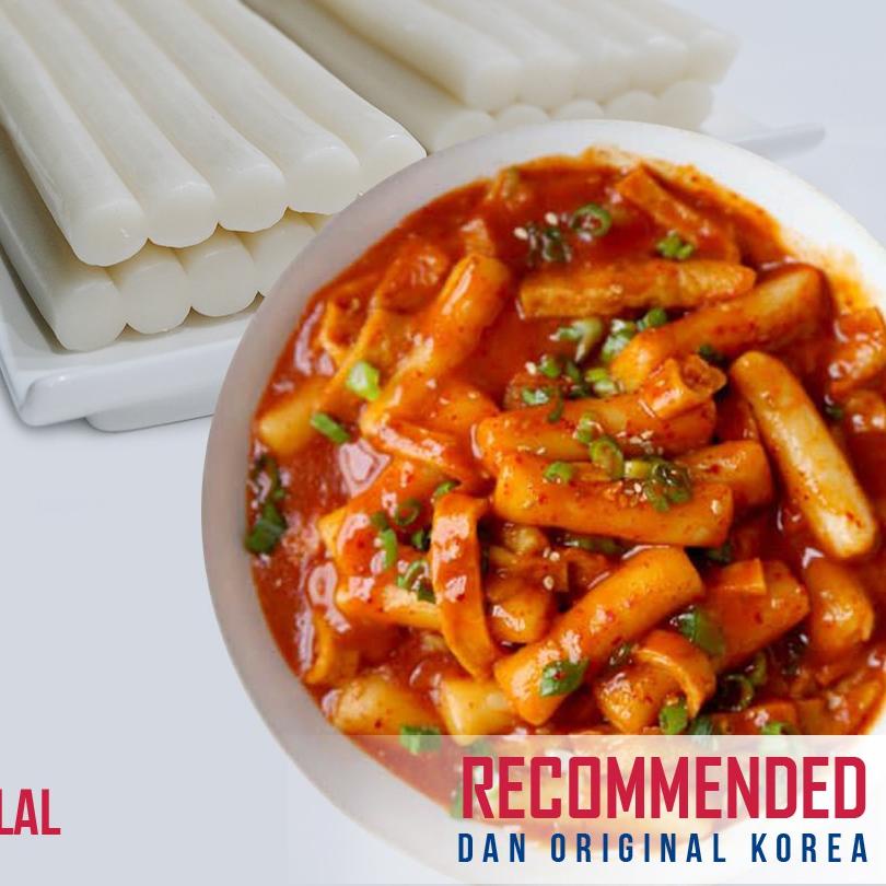 

◊ TTEOKBOKKI 200 GR + SAUCE FRESH SAMWON - TTEOK TOPOKKI TOKPOKI KOREAN FOOD RICE CAKE KUE BERAS KOREA ❅