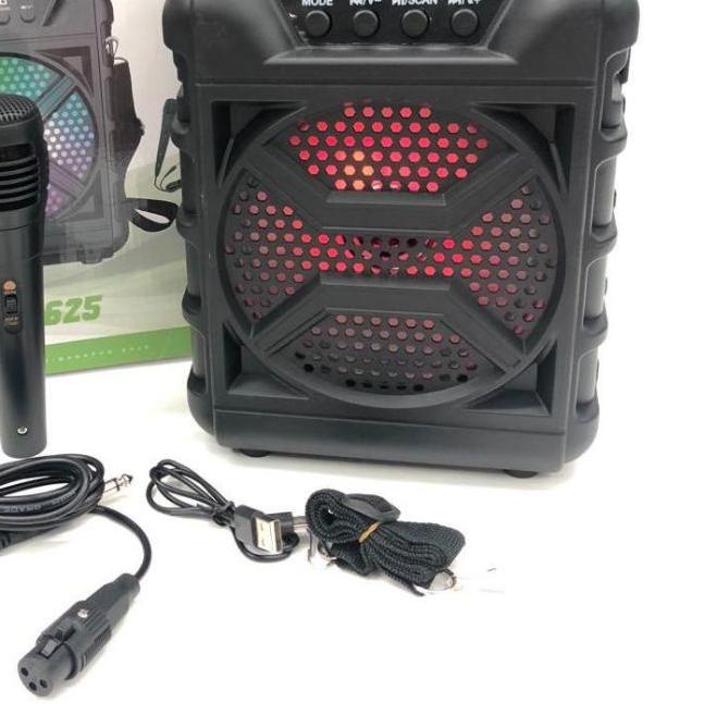 ✶ SPEAKER BLUETOOTH FLECO F622/F625 SUBWOOFER 6,5INC/SALON AKTIF PORTABLE RADIO FM/SPEAKER TABUNG WI