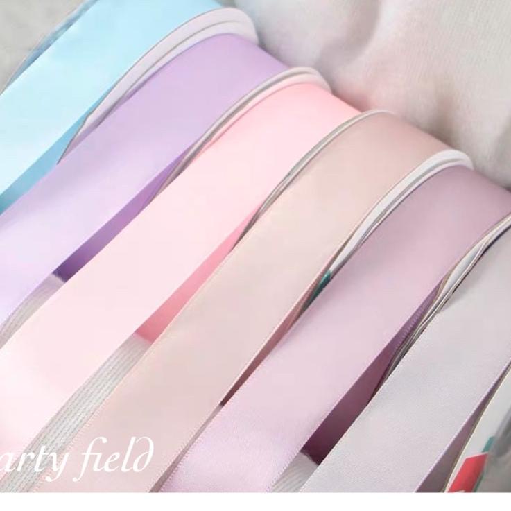 

Paling Berkualitas [1ROLL/36.5METER] MCSZD Pita satin buket bunga / pita kado / flower bouquet ribbon roll