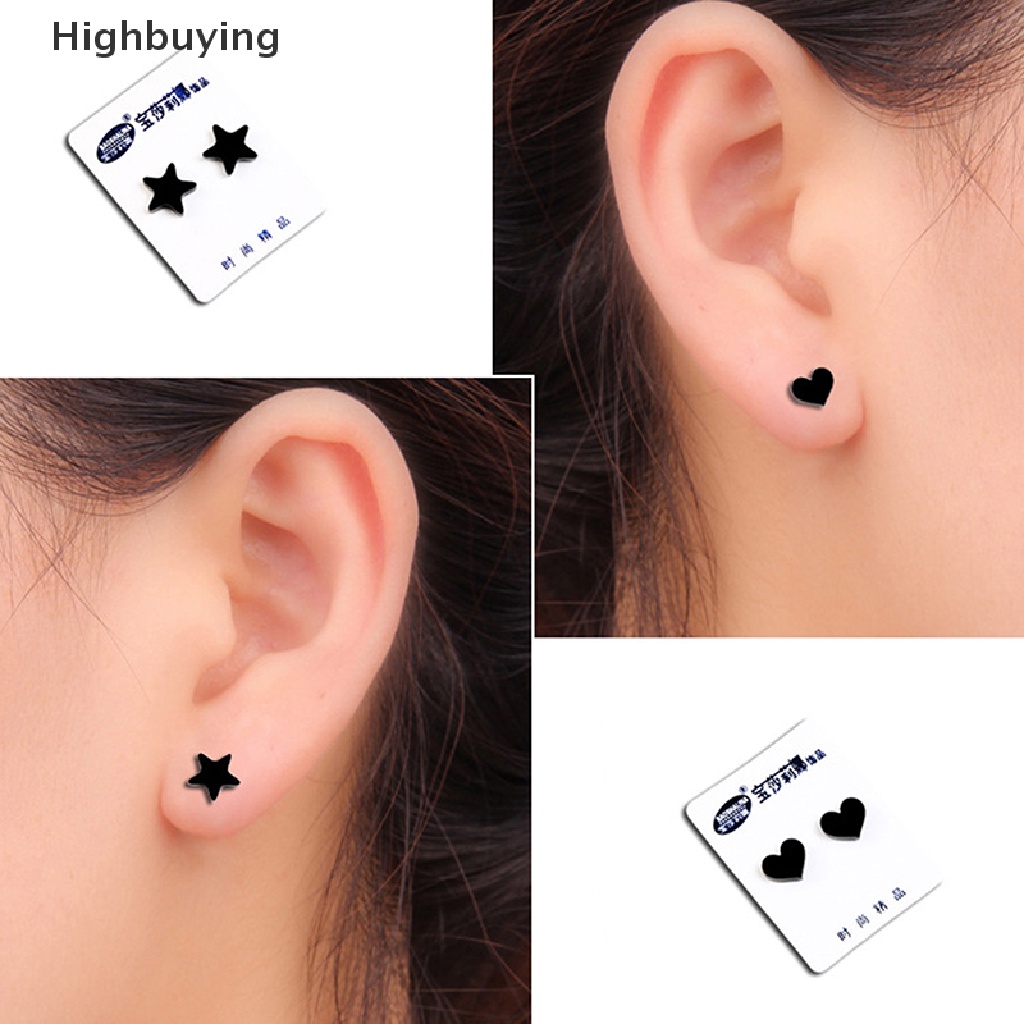 Hbid PunK Strong Magnet Magnetic Ear Stud Non Earring Anting Palsu Hadiah Glory