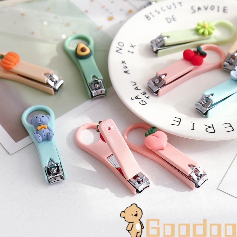 Gunting Kuku DIY / Pemotong Kuku Mini Karakter Lucu / Nail Clipper / Gunting Karakter 3D / Jepit Kuku-Doo