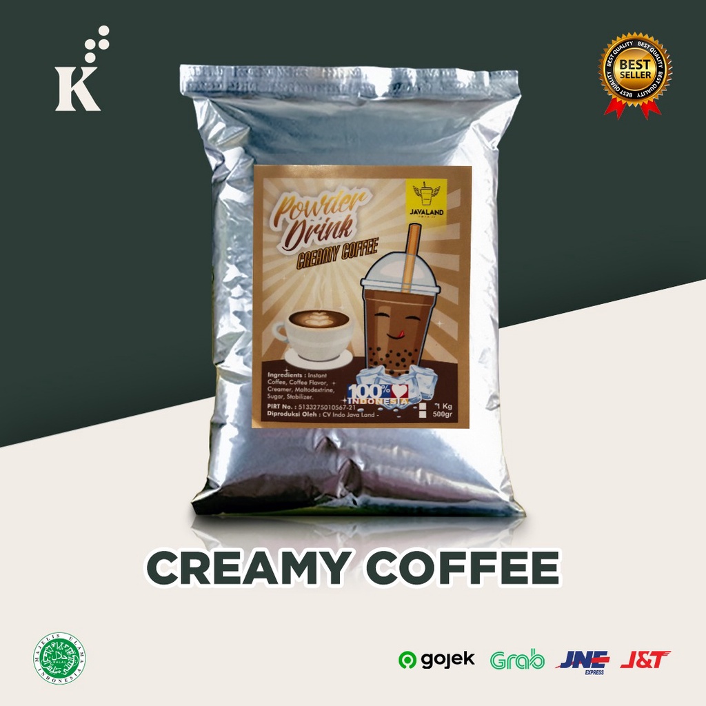 

✨NEW✨ -Powder Creamy Coffee Bubuk Minuman Bubble Drink Javaland 1 kg- 1.1.23