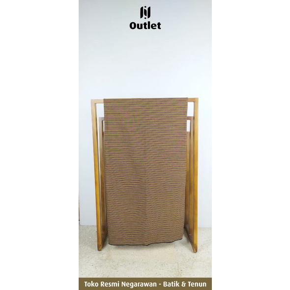 Terlaris Kain Lurik Motif Hitam Garis Kuning Garis Putih