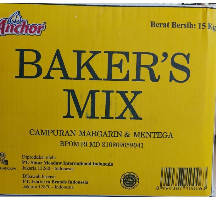 

☟ bakers mix Anchor 1 kg. butter margarine ▼