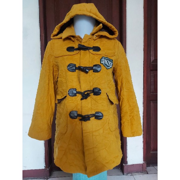 Jaket Winter Wol Kimtan Mustard New