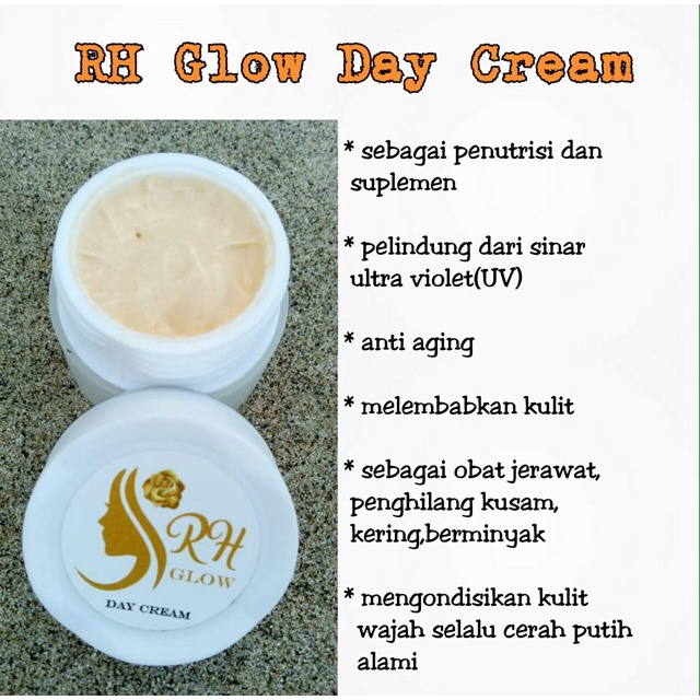 NEMEAS GLOW DAY CREAM BY RH TERMURAH COD GRATIS ONGKIR