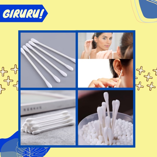 Cotton Bud 100 pcs / Korek Kuping / Pembersih Telinga / COTTON BUD ISI 100 sticks CATTON BUD KIMO CATTON BUD PREMIUM / Cotton Bud Korek Kuping Dewasa Pembersih Telinga Bayi isi 100 pcs/Cotton Bud Premium / Isi 100 Korek Kuping KIMO baby cotton bud refill