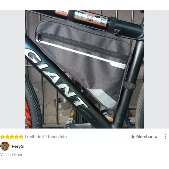 Tas sepeda B-SOUL model segitiga frame waterpfoof