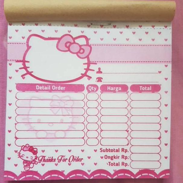 

V25 Nota Olshop Rangkap 2ply NCR Uk. 10x10cm / Nota Murah GRATIS ONGKIR ブ
