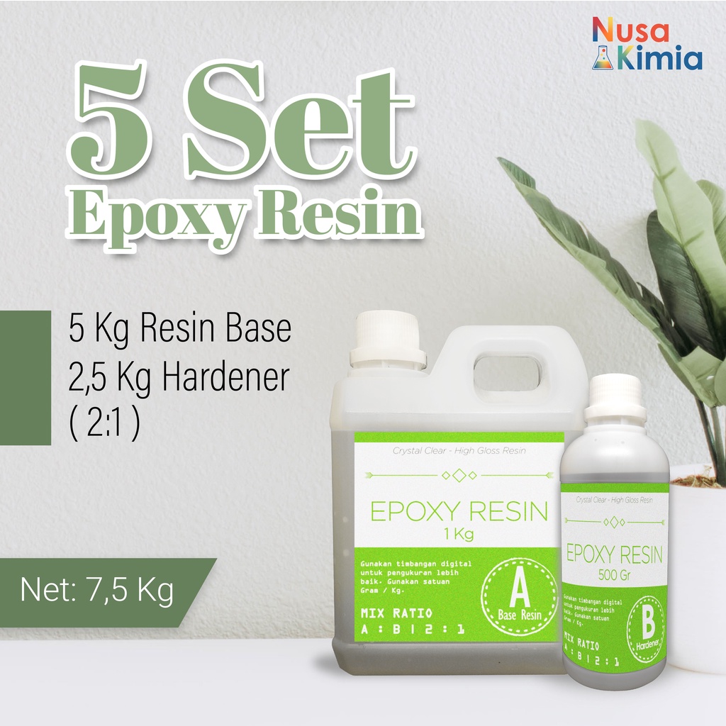 Epoxy Resin Bening 5 set