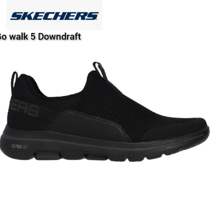 Murah Banget Sepatu Skechers Pria Go walk 5 DownDraft / Skechers Go walk5 / Skechers