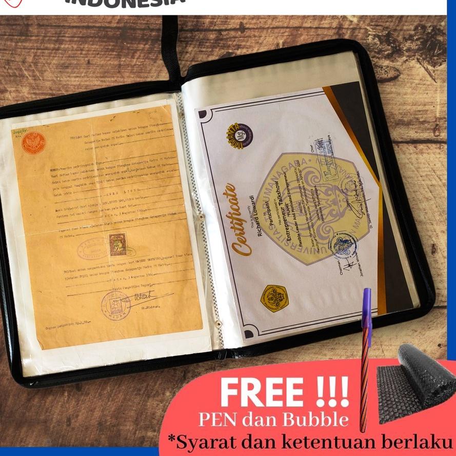 

12.12 ✨SALE✨ TOPLA Map Document Keeper Resleting Anti Air Dokumen Keeper Map Ijazah Sertifikat Berkas Kulit Plastik Map Berkas Map Dokumen Resleting Organizer File Folder Dokumen Tempat Dokumen Penting Clear Holder Cantik Resleting Anti Air grosir