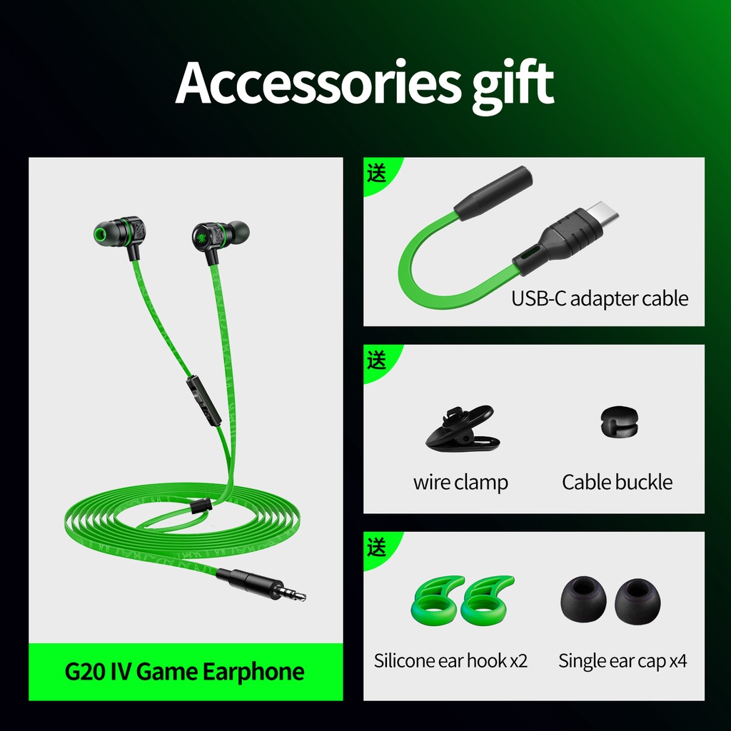 Earphone Gaming Plextone G20 Game Handsfree