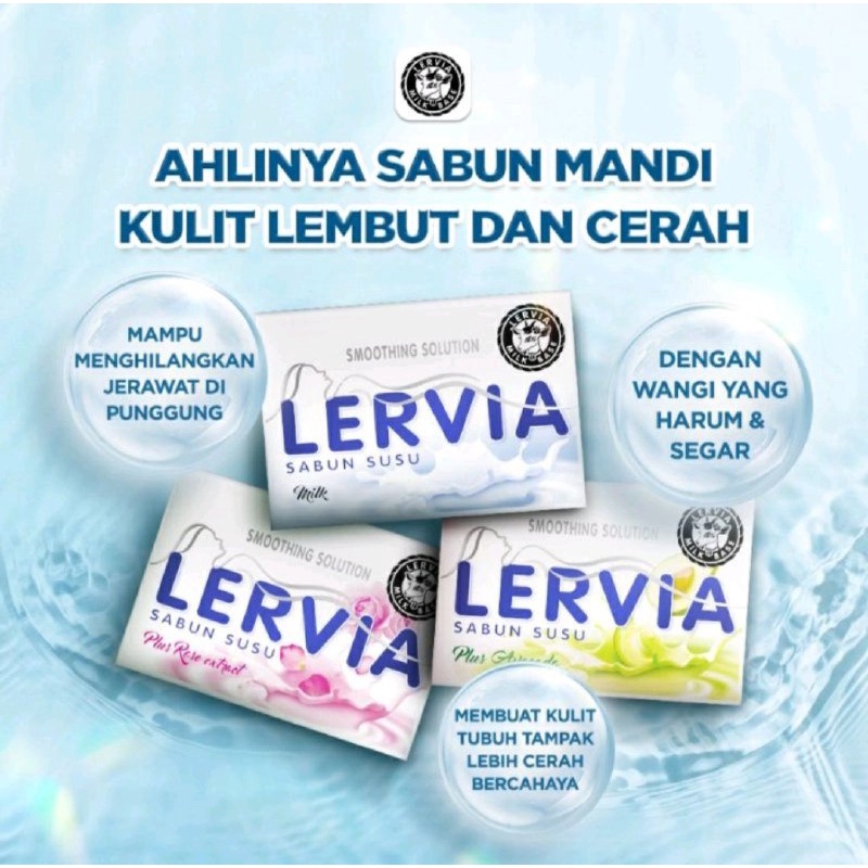 SABUN MANDI BATANG LERVIA / LERVIA BAR SOAP SABUN MANDI LERVIA 90GR