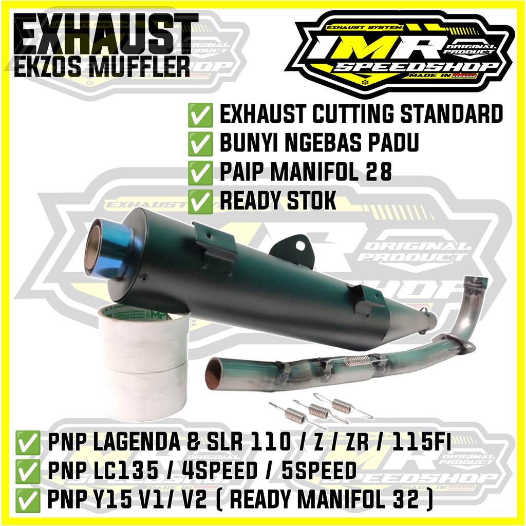 EXHAUST CUTTING STANDARD STD LAGENDA 110 Z ZR SLR 110 Z ZR LAGENDA 115 FI SLR 115FI LC135 4S LC135 5