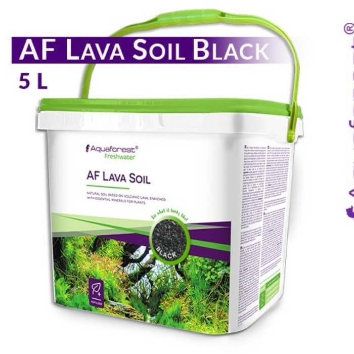 Aquaforest Lava Soil Black 5L AF Soil Aquascape Soil