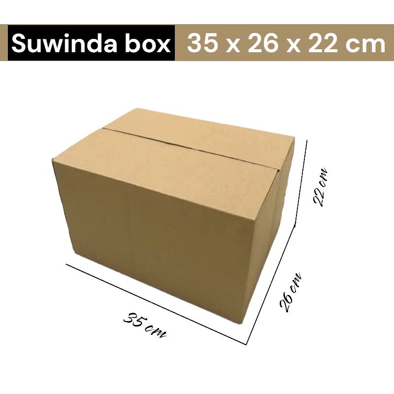 

Kardus karton uk. 35x26x22 cm Kotak Box ST untuk packing Souvenir -dll