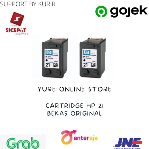 CARTRIDGE HP 21 BEKAS ORIGINAL