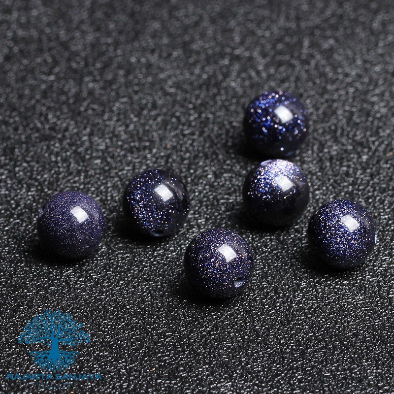 Butir Batu Bluesand Blue Sandstone 4/6/8/10/12 mm