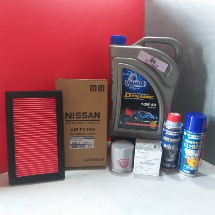 Paket oli mesin Unilub Dynamic 10W-40 Nissan Grand Livina, Latio 5item