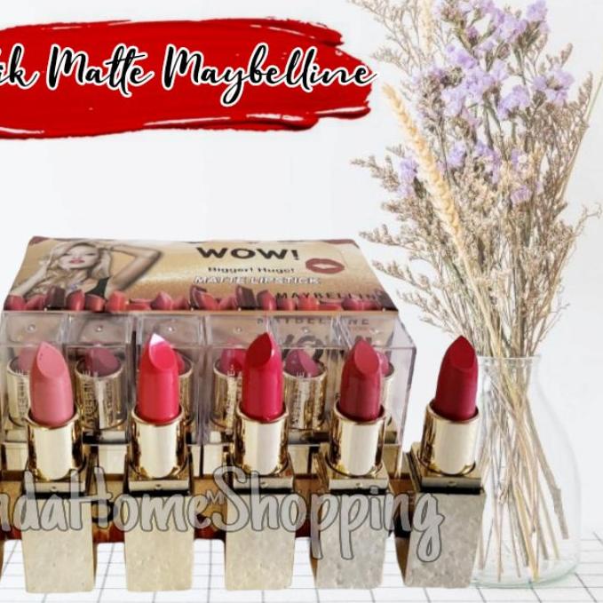 ➯ [PER LUSIN] LIPSTICK REVLON MATTE / Lipstik Maybeline Matte ℗