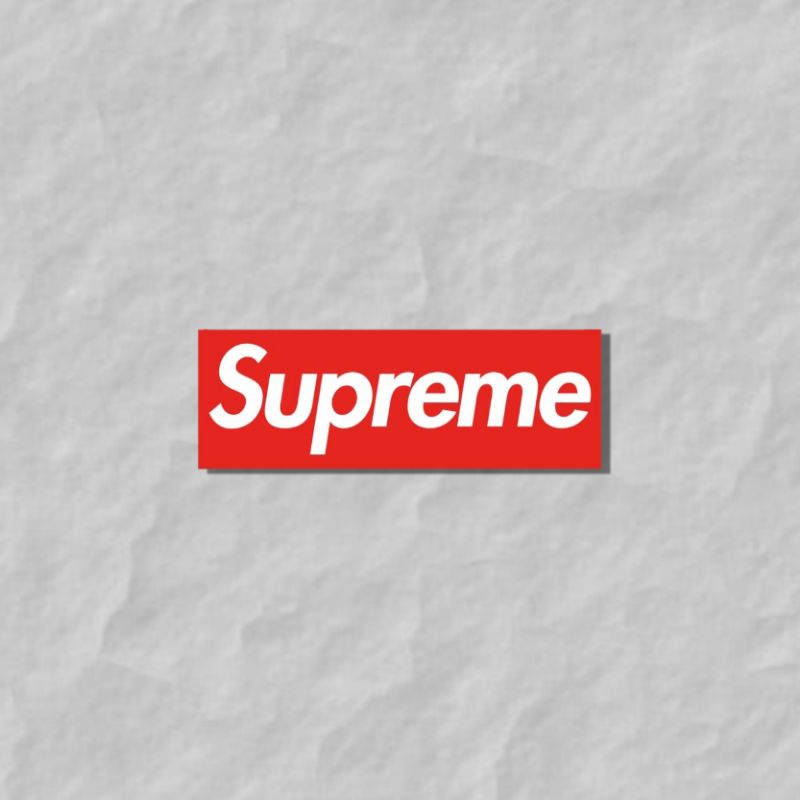 

STICKER SUPREME (WATERPROOF)