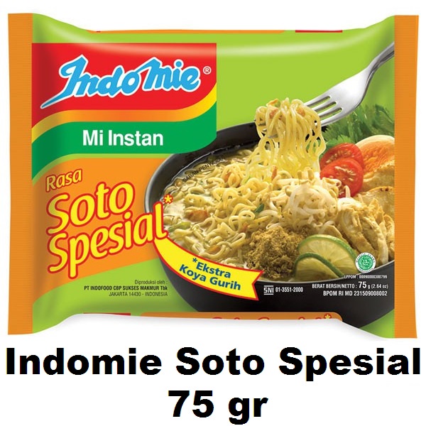 

Indomie Soto Spesial 75 gr