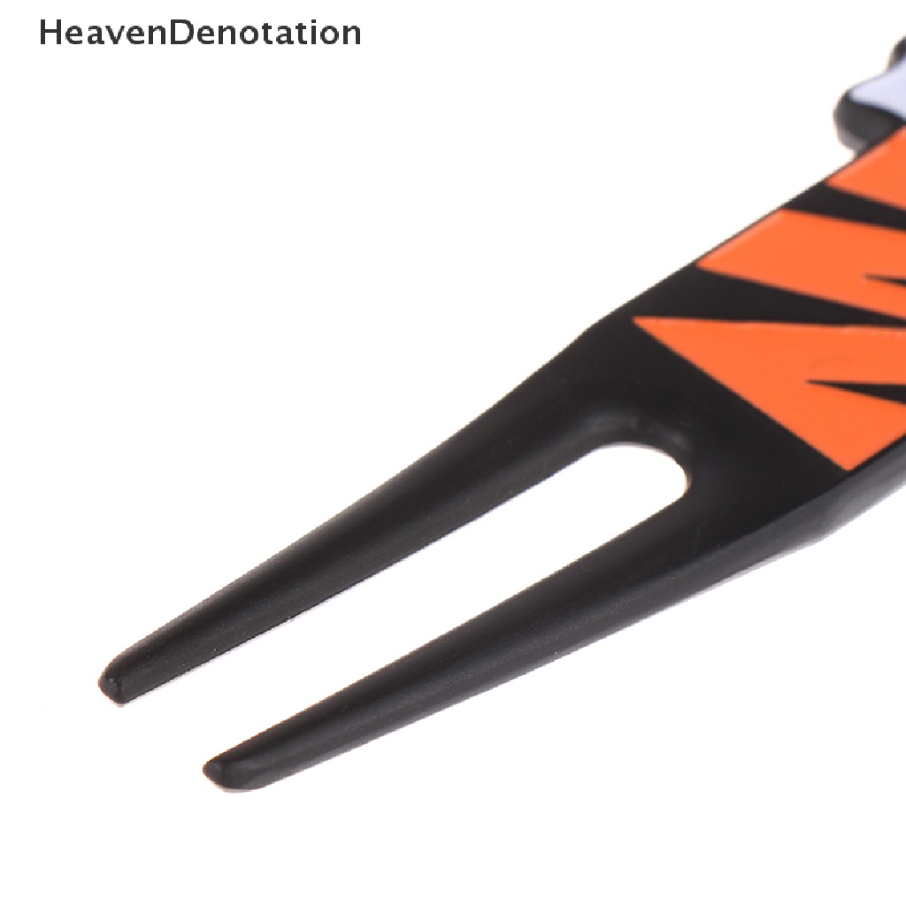 [HeavenDenotation] Penanda Golf Motif Kartun Macan Alat Perbaikan Penanda Bola Golf Aksesoris Golf HDV