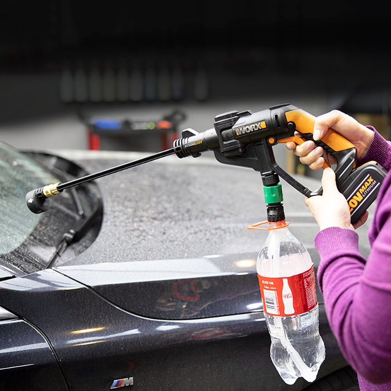 1pc Sambungan Pipa Masuk Masuk Air Mesin Cuci Mobil Tekanan Tinggi Universal/Konektor Selang Ekstraksi Botol Portabel/Aksesoris Alat Cuci Kendaraan