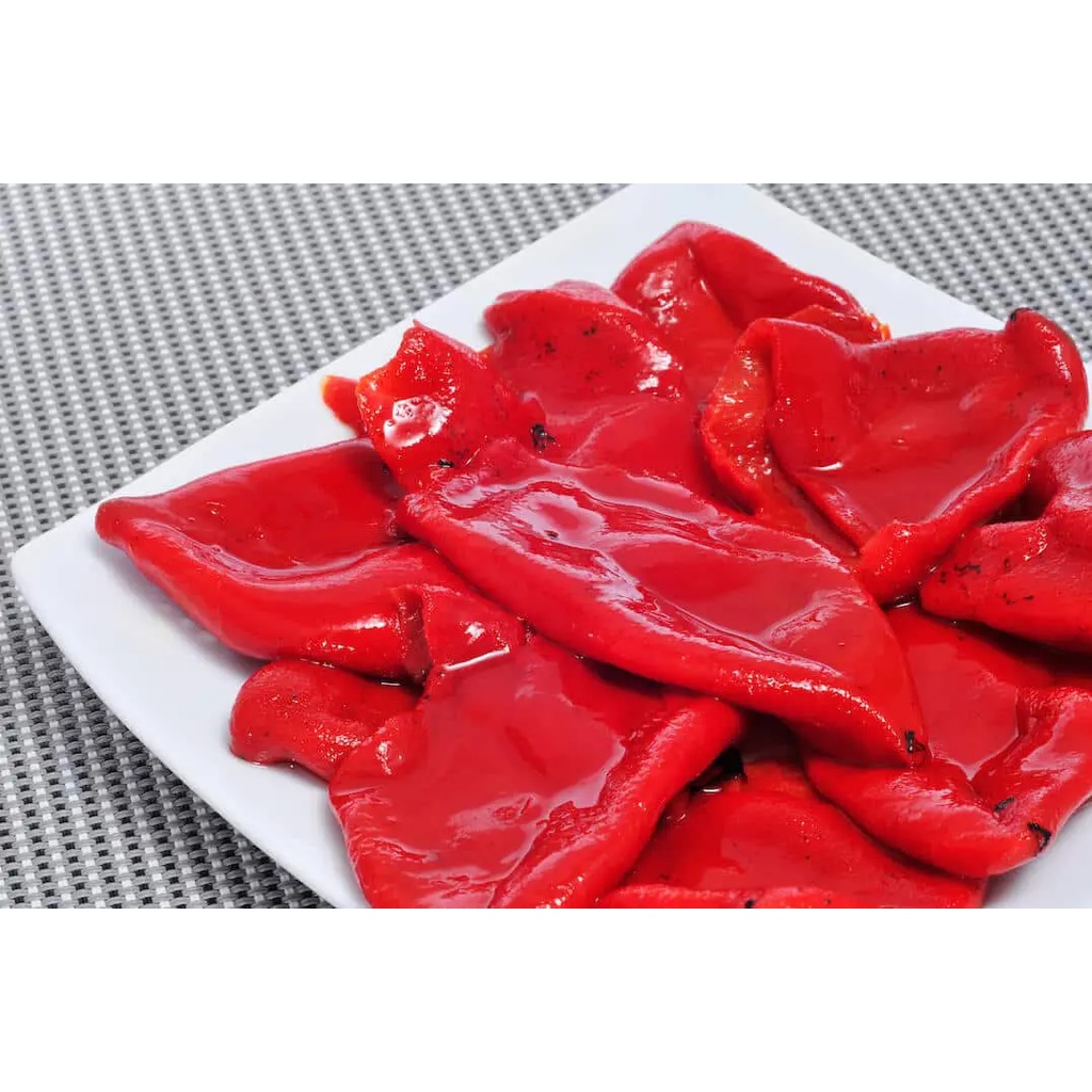

Fire Roasted Whole Piquillo Pepper 100gr Cabe Cabai Panggang Spanyol