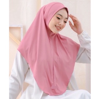 Bergo Hamidah Soft Pet Oval Pinguin Size M