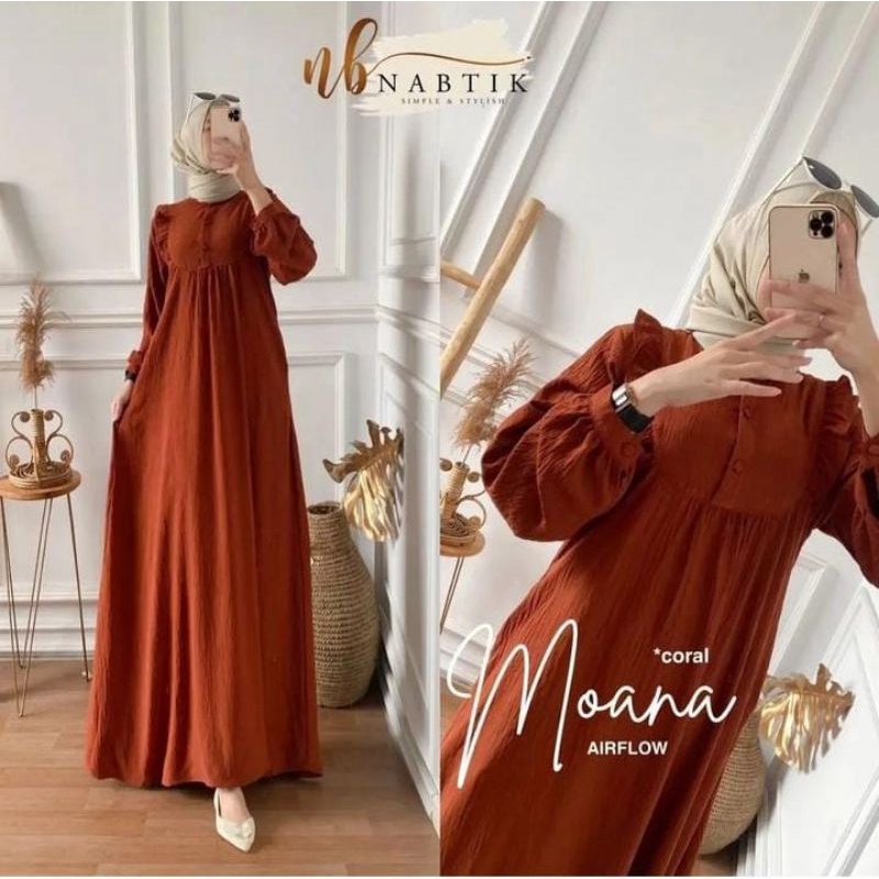 GAMIS MOANA KRINGKEL/GAMIS CRINCLE MOANA/GAMIS KRINGKEL WANITA